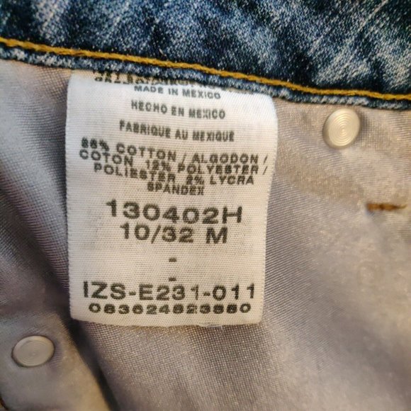 Riders by Lee women's 10M jeans light wash straight leg zip up instant slimming - Picture 7 of 8